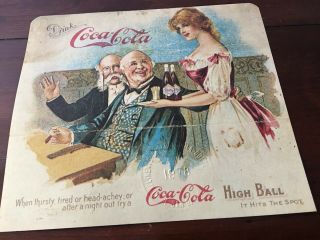 Vintage Coca Cola Trade Card Coca Cola High Ball It Hits The Spot 1978