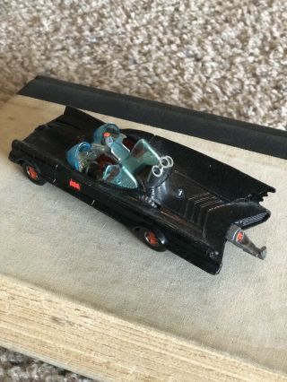 Vintage Corgi Batmobile Toy Car With Robin Figurine 3