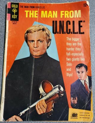 Vintage Gold Key 11 March 1967 The Man From Uncle