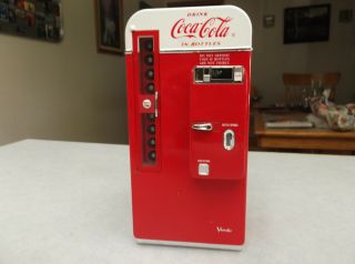 Vintage Coca Cola Soda Pop Robot Coke Can Coin Bank 7 1/2 " X 3 1/2 " X 3 1/2 "