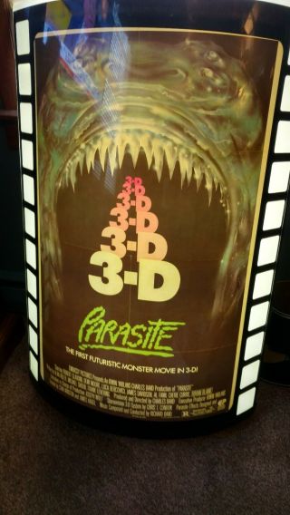 Parasite 3d 27x 41 Vintage Poster Sci Fi 1982