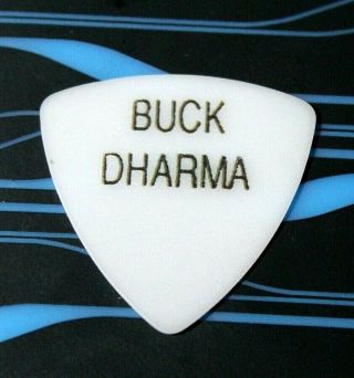 Blue Oyster Cult // Vintage Buck Dharma Guitar Pick // White/black Bass Pick