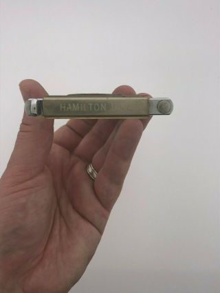Vintage Hamilton Guitar Capo - Thumbscrew Style - - Made In U.  S.  A.