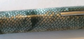 Very rare vintage micro mosaic Mentmore Imperial fountain/cartridge pen body 2