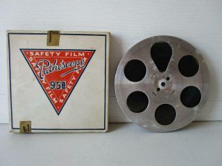 Vintage 9.  5mm Film Felix Gets Involved With An Elephant B/w Silent Felix The Cat