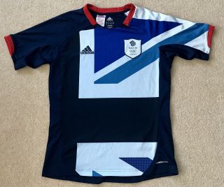 Team Gb 2012 London Olympics Football Shirt Vintage Adidas Soccer Top