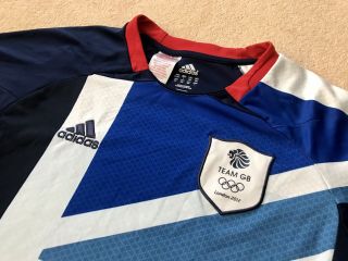 Team GB 2012 London Olympics Football Shirt Vintage Adidas Soccer Top 2