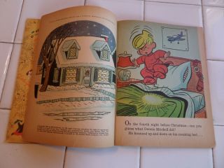 Dennis the Menace Waits For Santa Claus,  A Little Golden Book,  1961 (A ED;VINTAGE) 4