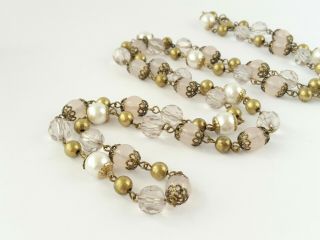 Vintage style wired bead necklace Art Deco flapper style Peaky Blinders 2