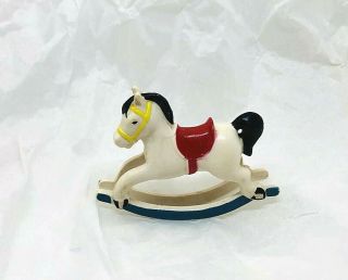 Fisher Price 1977 Rocking Horse Vintage Cute Dollhouse Accessory