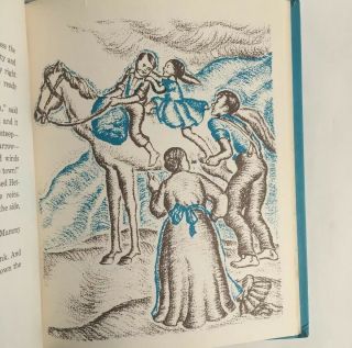 Vintage 1961 Children ' s Book - Down Down The Mountain By Ellis Credle H/C (B) 5