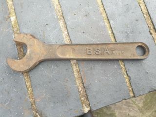 Vintage Bsa No.  27 5/8 Whitworth Spanner Wrench For Classic Motorcycle 99p No Res
