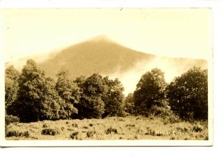 Pretty View - Mount Pisgah - North Carolina - Rppc - 1935 Vintage Real Photo Postcard