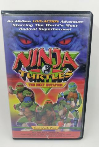 Vintage 1998 Tmnt Ninja Turtles: The Next Mutation - Rare Girl Turtle Vhs Tape