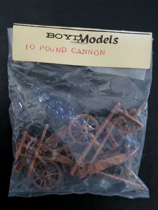 Vintage 1960s Boyd Models 10 Pound Cannon Kit