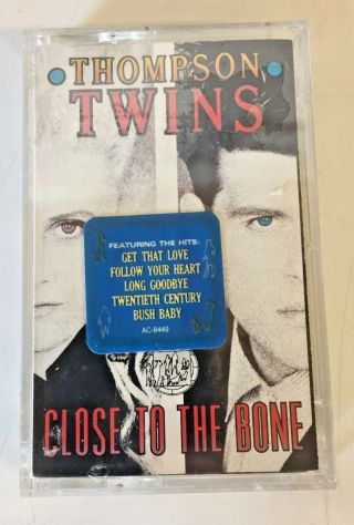 Vintage 1987 Thompson Twins Close To The Bone Cassette Tape Music 80 