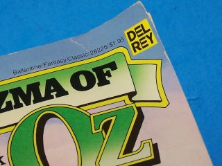 Vintage 1979 Del Rey Oz Novel Ozma of Oz Book 3 - Wizard of Oz 2