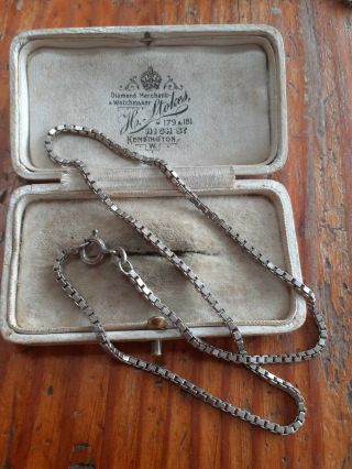Vintage Sterling Silver Chain 14 Inches Long