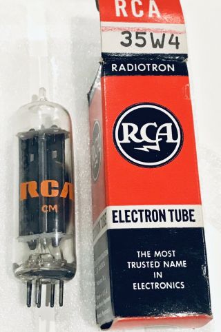 (1) Rca 35w4 Vacuum Tube Nos - Nib - - Vintage - Multiple Available