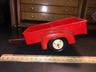 Vintage Tru Scale 2 Wheel Tractor Utility Trailer Wagon Farm