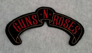Vintage Embroidered Guns N Roses Patch Gnr
