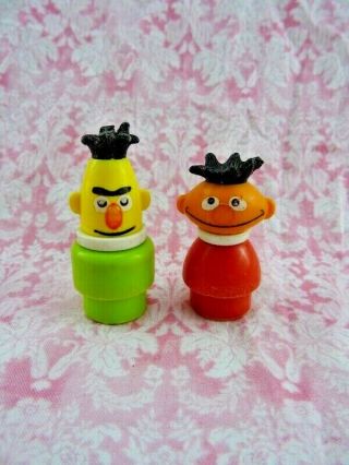 Vintage Fisher Price Little People Bert And Ernie From Sesame Street