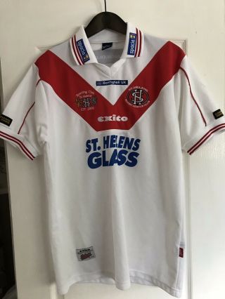 VtG Exito St Helens Rugby League Shirt Jersey Medium M 2