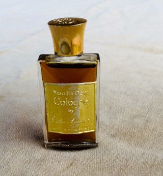 Vintage Estee Lauder Youth Dew Perfume Cologne 1/4oz Bottle