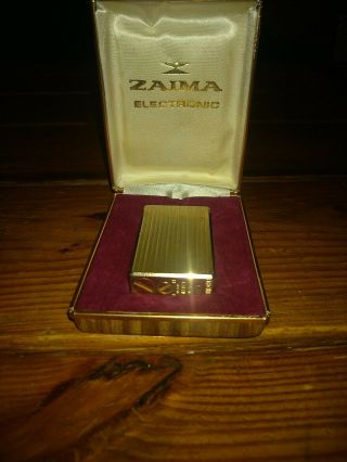 Vintage Zaima C10 Electronic Butane Lighter