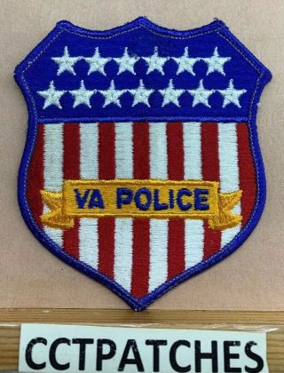 Vintage Department Of Veterans Affairs Police Shoulder Patch