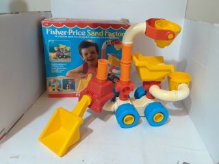 Vintage Fisher Price Sand Factory 2315 2