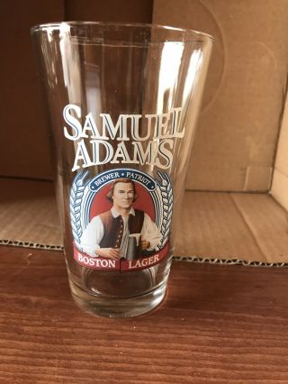 Vintage Samuel Adams Boston Lager Pint Glass Ltc4