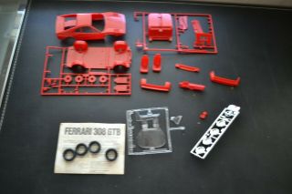 Vintage Monogram Ferrari 308 Gtb Model Kit No Box