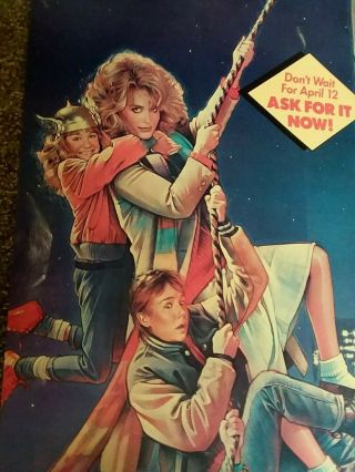 Adventures In Babysitting Vintage Vhs Video Poster 1987 Debra Hill Thor