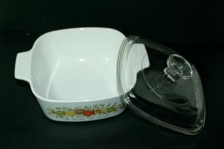 Vintage Corning Ware Spice Of Life Casserole,  1 1/2 Qt. 2