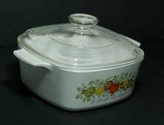 Vintage Corning Ware Spice Of Life Casserole,  1 1/2 Qt. 3