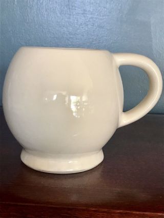 Vintage McCoy White Red Smiley Face 70s mug cup 3