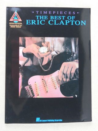 Vintage 1993 - Timepieces - The Best Of Eric Clapton - Songbook - Sheet Music