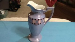 Vintage Noritake Blue Lusterware Berry Set/Creamer & Sugar Shaker 4