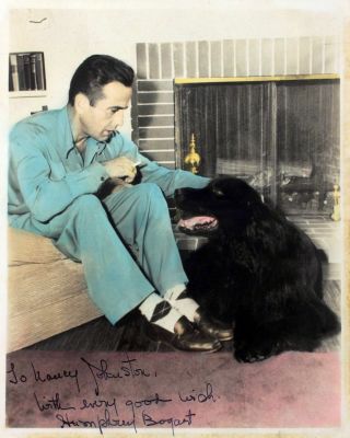 Humphrey Bogart Vintage Autographed 8x10 Photo Rp