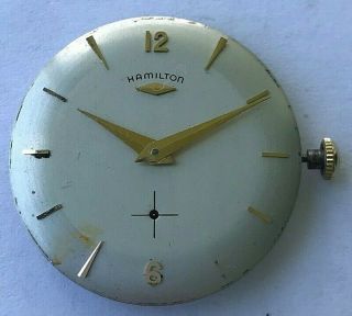 Vintage Hamilton Hand Winding Pocket Watch Movement,  Cal.  770,  22 Jewels