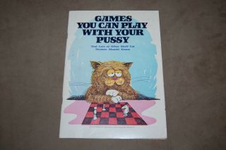 Vintage 1978 - Games You Can Play With Your Pussy For Cat Lovers