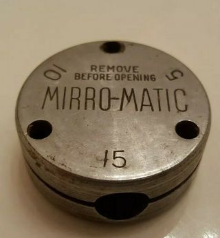Vintage Mirro - Matic Pressure Cooker Weight 5 - 10 - 15 Jiggler