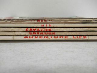 (5) Vintage [1958 - 1973] CAVALIER MEN TRUE ADVENTURE LIFE Pulp Magazines wz5599 4
