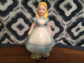 Vintage Walt Disney Productions Japan,  Alice In Wonderland 6 1/4  Figurine.  Min