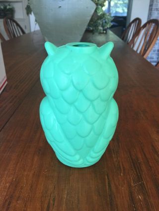 VINTAGE Green OWL REPLACEMENT Blow Mold Party String Light Patio Camper RV 2