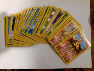Pokemon Gym Challenge Complete Set Of Common Cards Vintage,  Set