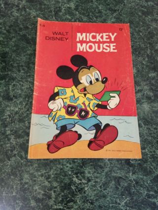 Walt Disney Australian Vintage Comic No 179 Mickey Mouse