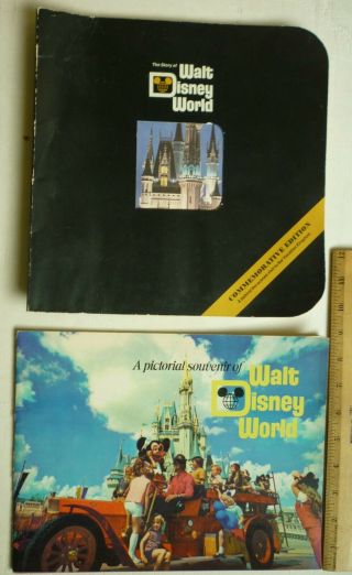 2 - Vintage Walt Disney World Books 