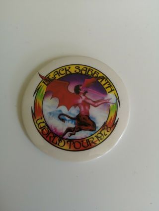Vintage Black Sabbath 1978 World Tour Pin Badge